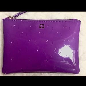Kate Spade Water Proof purple Makeup Bag